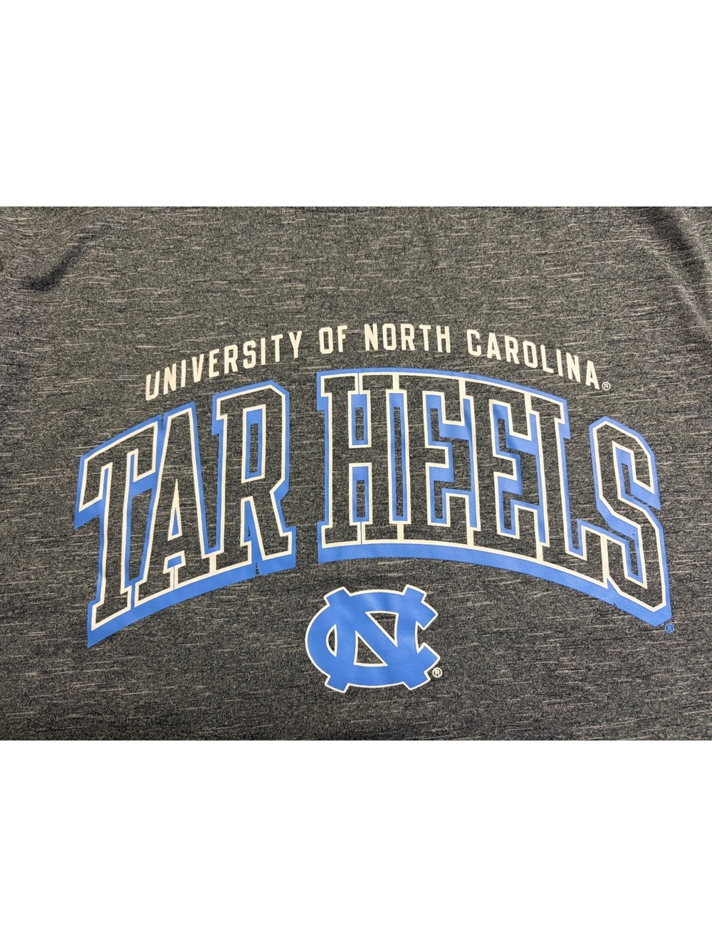 UNC Tar Heels Basketball Pro Edge Gray T-Shirt Men’s 3XL 54/56 NCAA